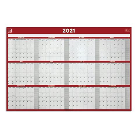 Tru Red Calendar